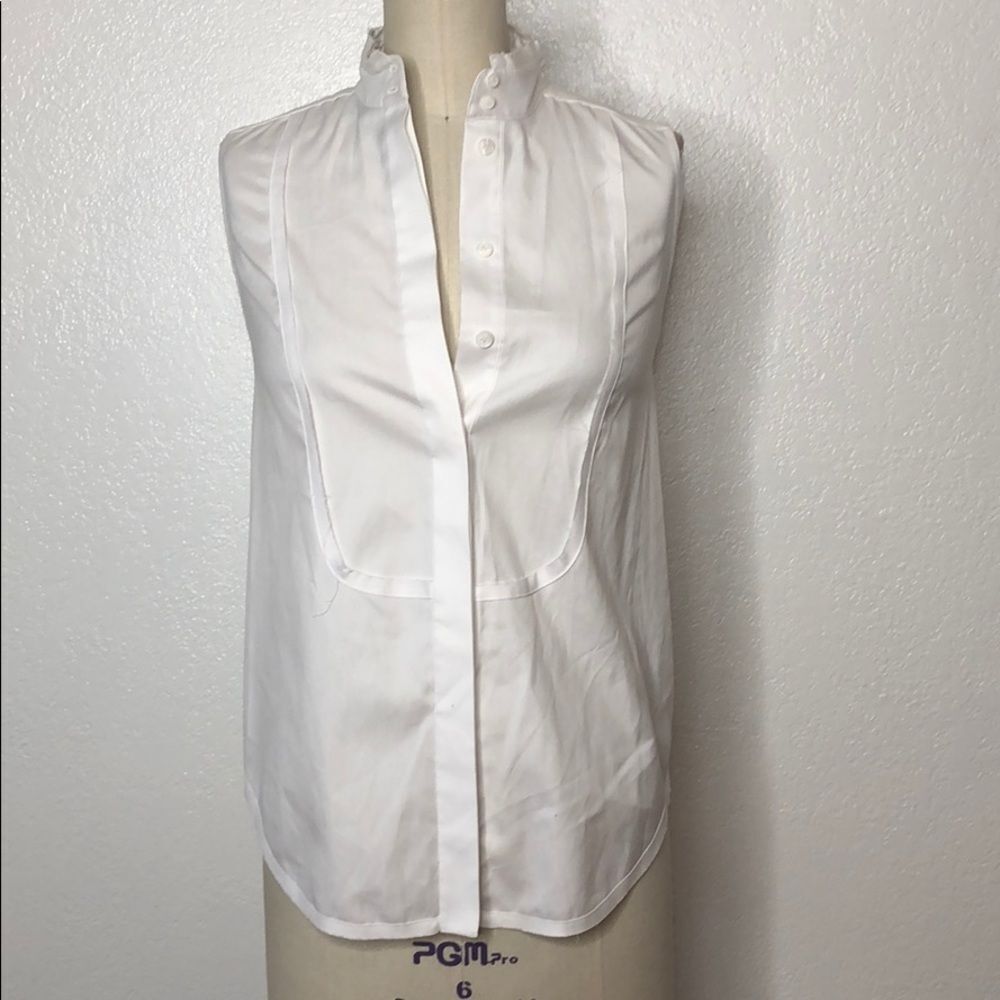 Dion Lee White couture shirt 2